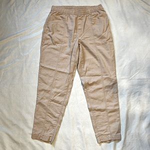 Brown linen pants